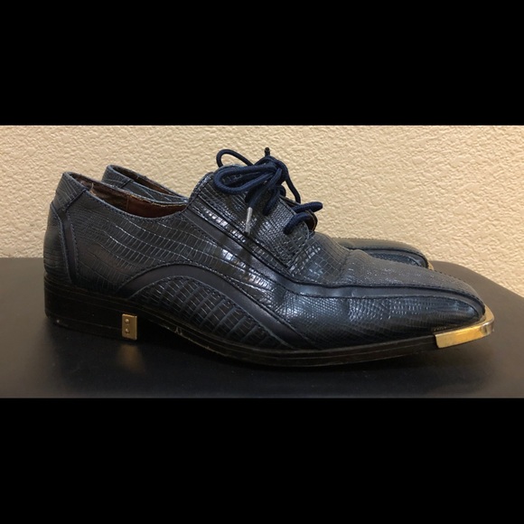 boys gold dress shoes